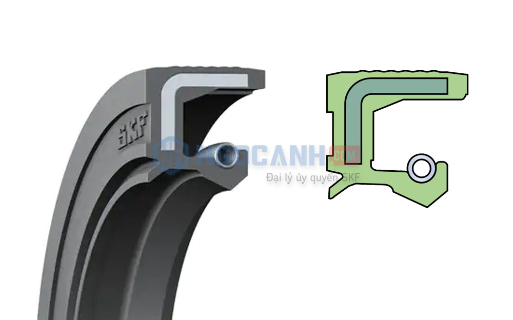 Phớt chắn dầu 2 môi SKF