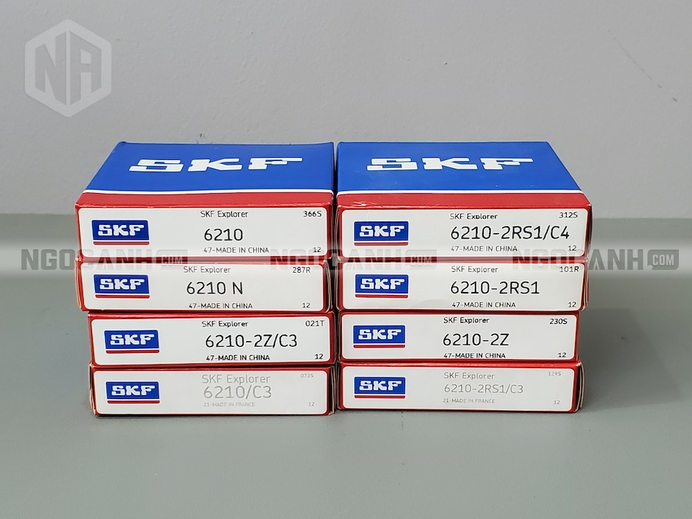 Vòng bi bạc đạn 6210 SKF chính hãng được phân phối bởi SKF Ngọc Anh - Đại lý uỷ quyền SKF