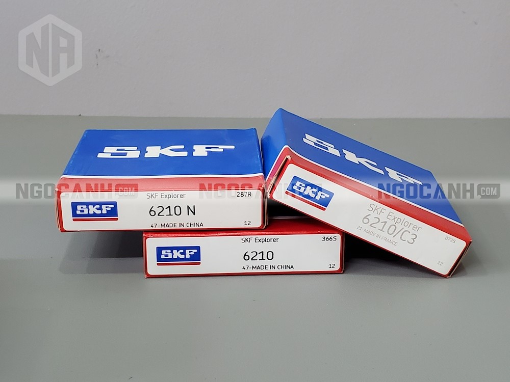 Vòng bi 6210 (Không sử dụng phớt che chắn mỡ bên trong)