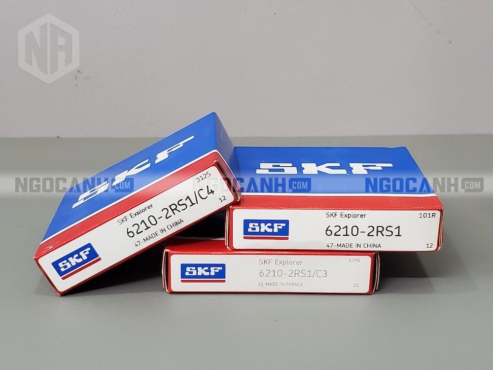 Vòng bi 6210-2RS1 (Sử dụng nắp chắn mỡ bằng cao su)