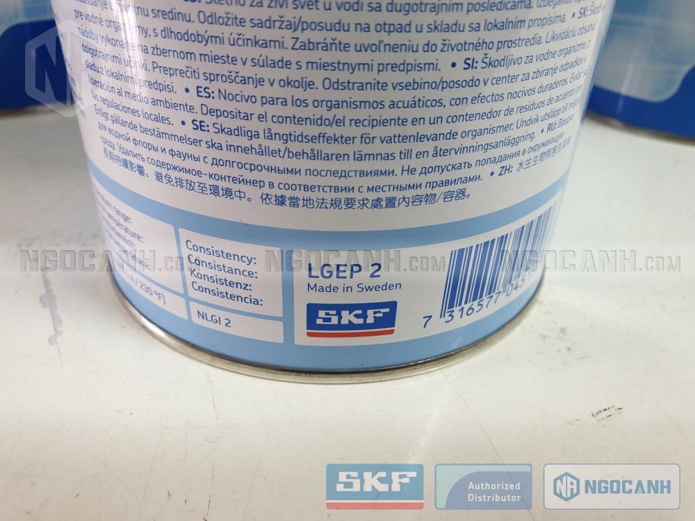 SKF LGEP 2 có xuất xứ thụy điển (sweden)