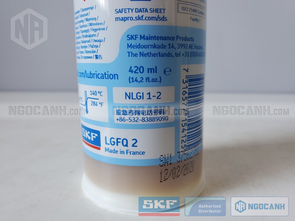 xuất xứ mỡ SKF LGFQ 2