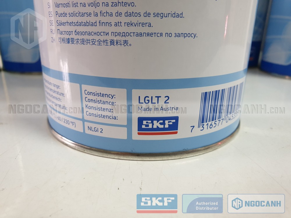 Mỡ SKF LGLT 2 có xuất xứ Austria.