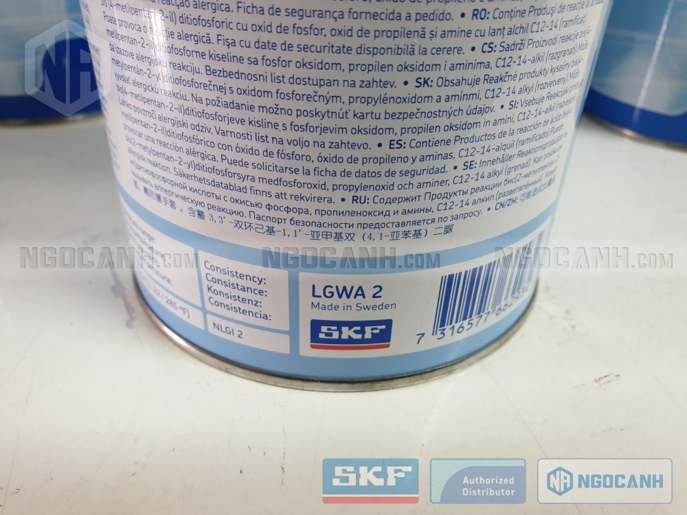 Xuất xứ mỡ SKF LGWA 2