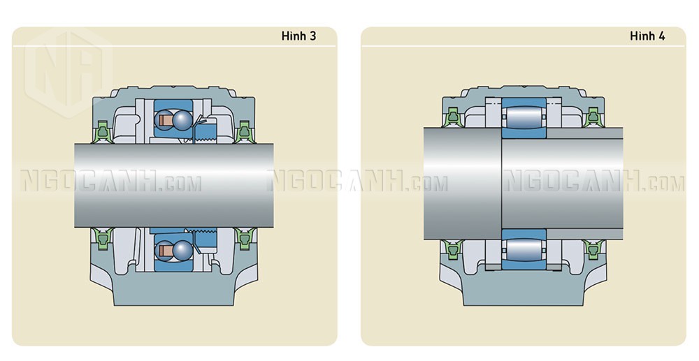 Bố trí gối đỡ SNL