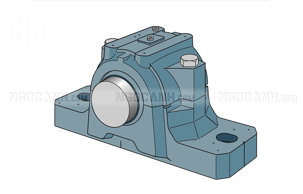 Gối đỡ hai nửa của SKF