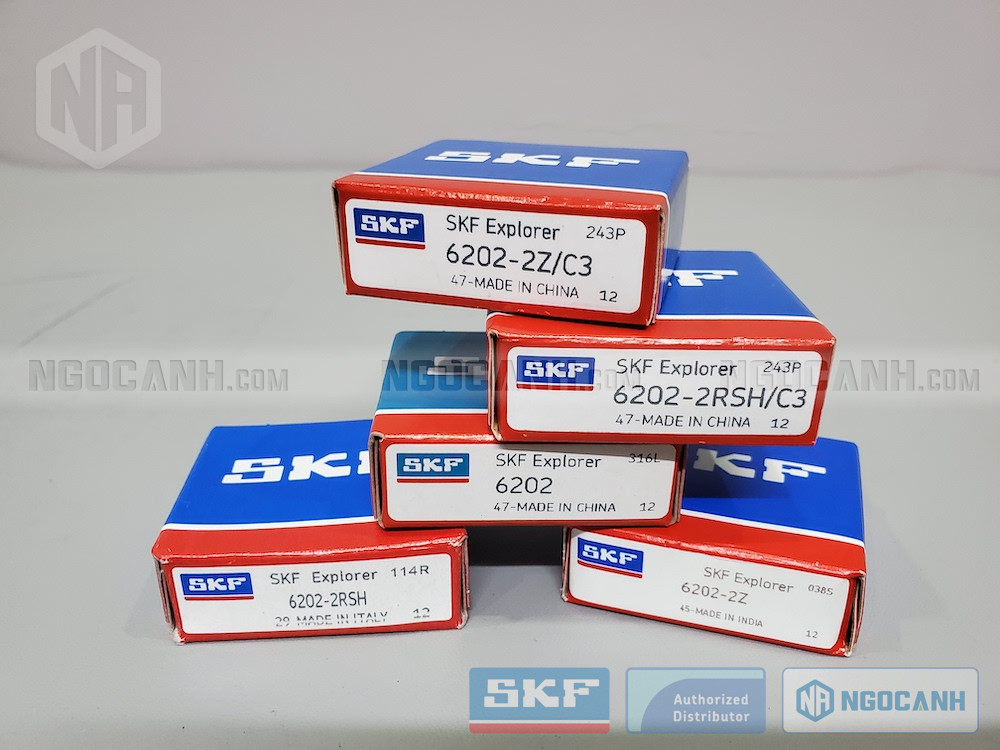 Vòng bi 6202 cũng có nhiều chủng loại để phù hợp với nhu cầu và tiêu chí của người sử dụng.