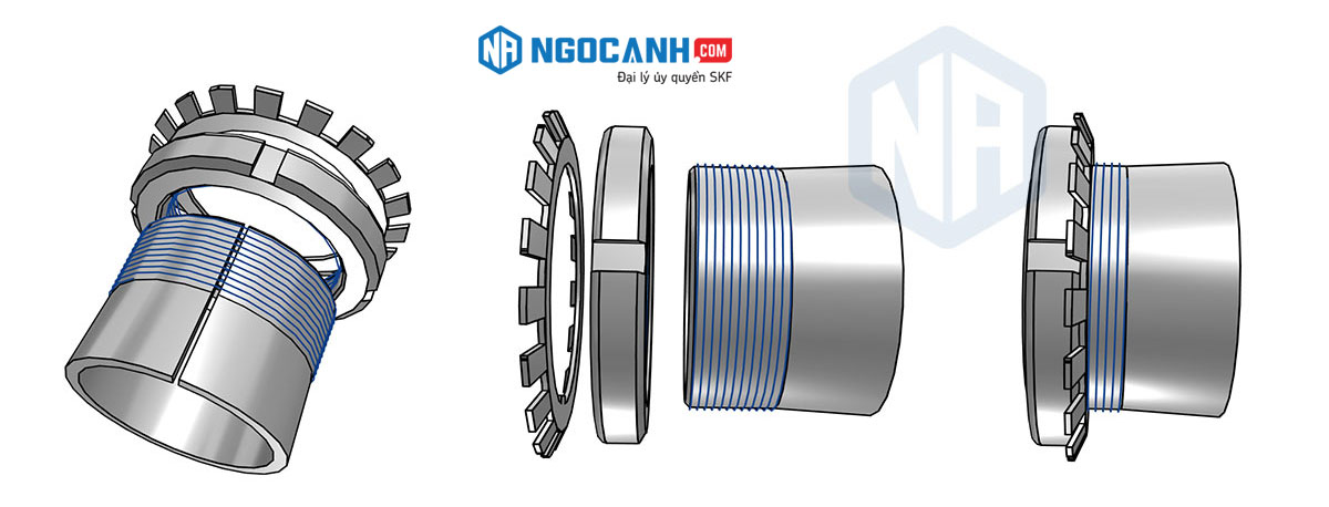 Ống lót côn - Ống lót vòng bi bạc đạn SKF