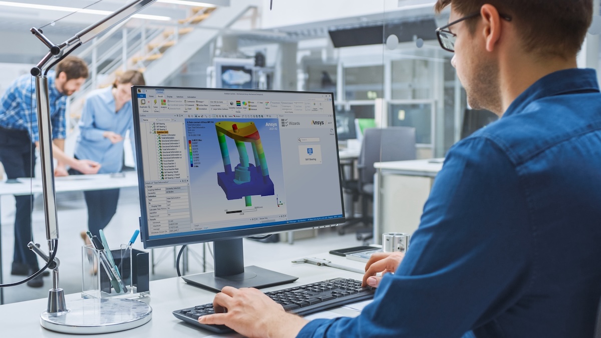 Ứng dụng Vòng bi SKF dành cho Ansys có thể mô phỏng bất kỳ vòng bi nào
