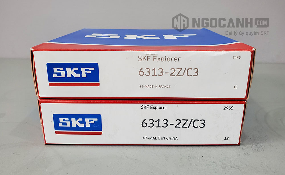 So sánh vòng bi SKF chính hãng có 2 xuất xứ khác nhau