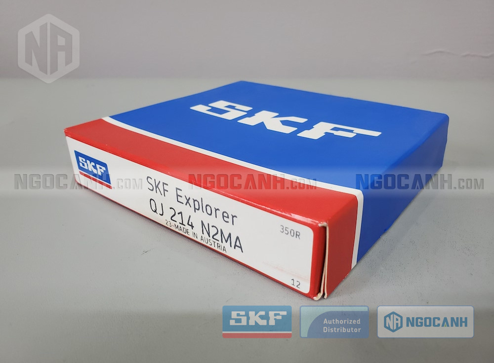 Vòng bi SKF QJ 214 N2MA thuộc chủng loại Vòng bi tiếp xúc bốn điểm SKF