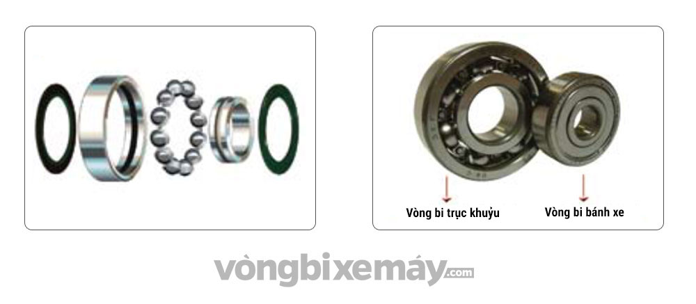 Cấu tạo bạc đạn xe máy SKF Genio 