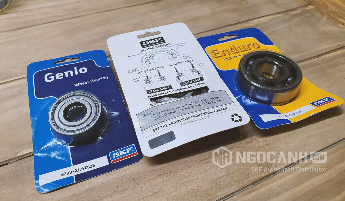 Vòng bi xe máy SKF chia ra 2 loại Genio và Enduro