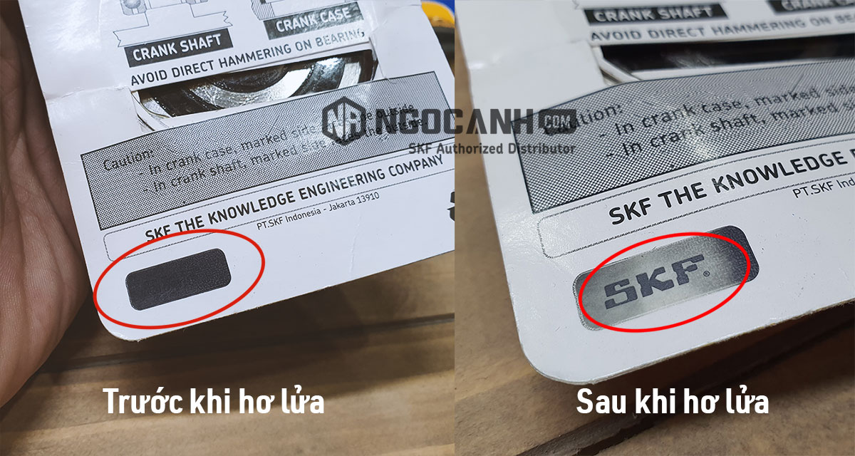 Cách phân biệt và kiểm tra vòng bi xe máy SKF chính hãng