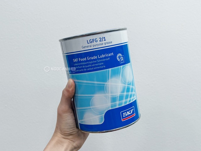 Mỡ thực phẩm SKF LGFG 2/1 được đóng trong hộp 1kg