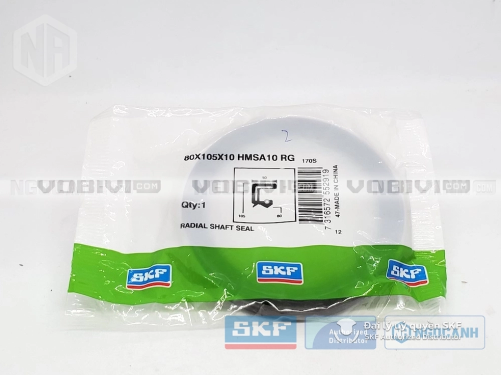 Phớt 80X105X10 HMSA10 RG - Phớt chặn dầu SKF chính hãng