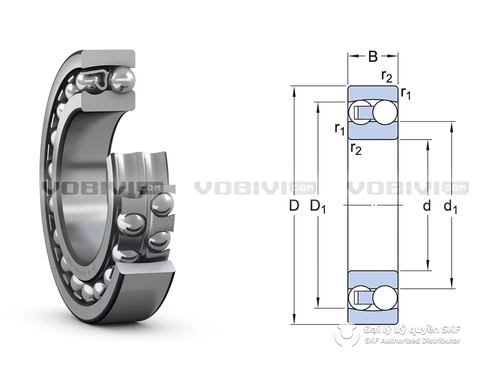 Vòng bi SKF 1222