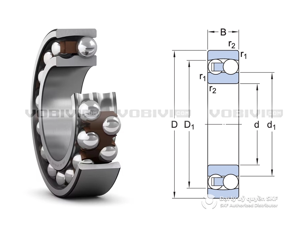 Vòng bi SKF 2200 ETN9