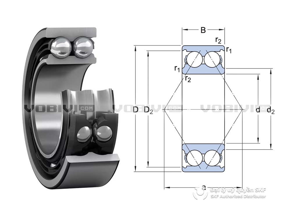 Vòng bi SKF 3210 ATN9 chính hãng