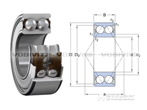 Vòng bi SKF 3308 A-2ZTN9/MT33 chính hãng Vòng bi SKF 3308 A-2ZTN9/MT33