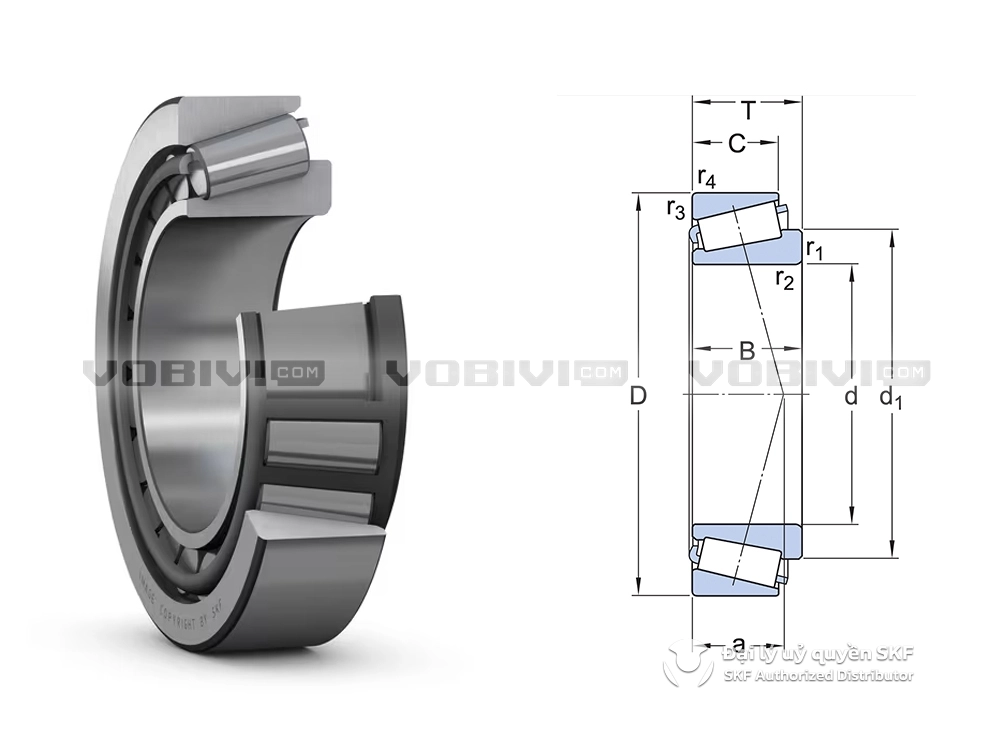 Vòng bi 31314 chính hãng SKF