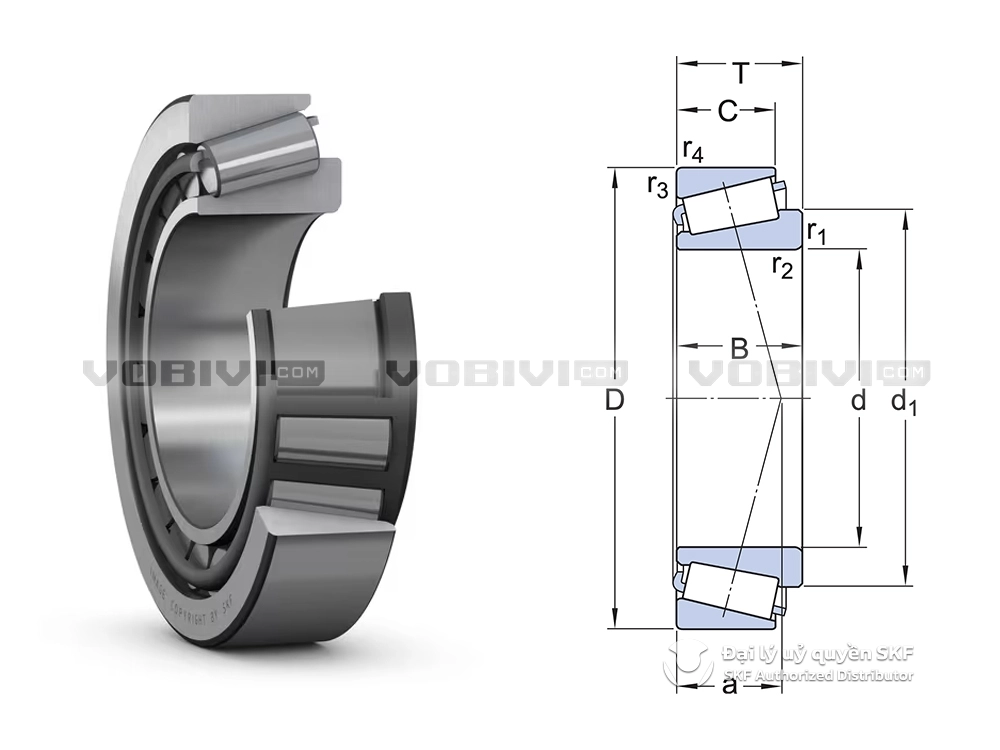 Vòng bi 32305 chính hãng SKF