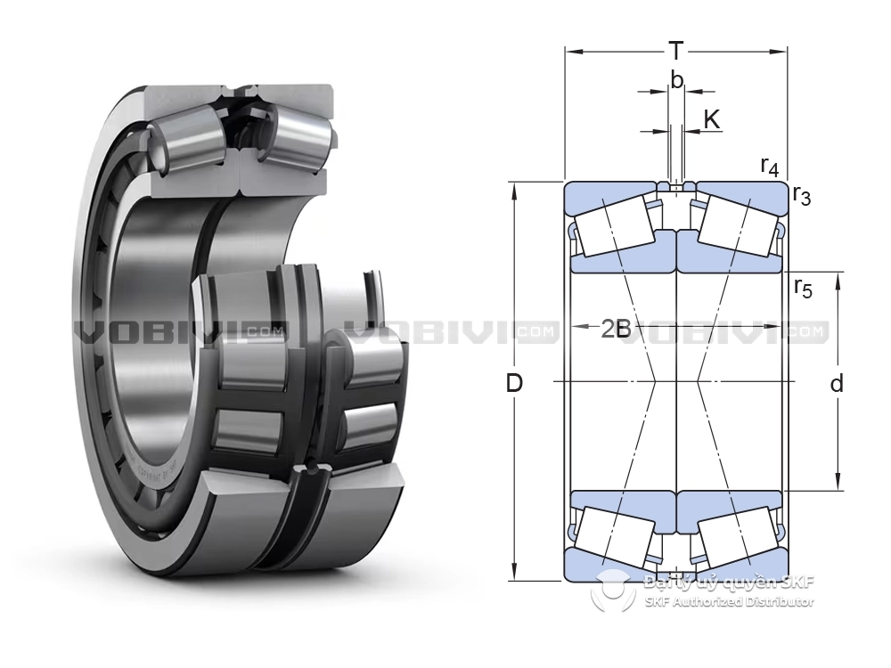 Vòng bi 32234/DF chính hãng SKF
