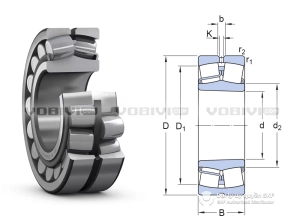 Vòng bi SKF 22320 EK/C3