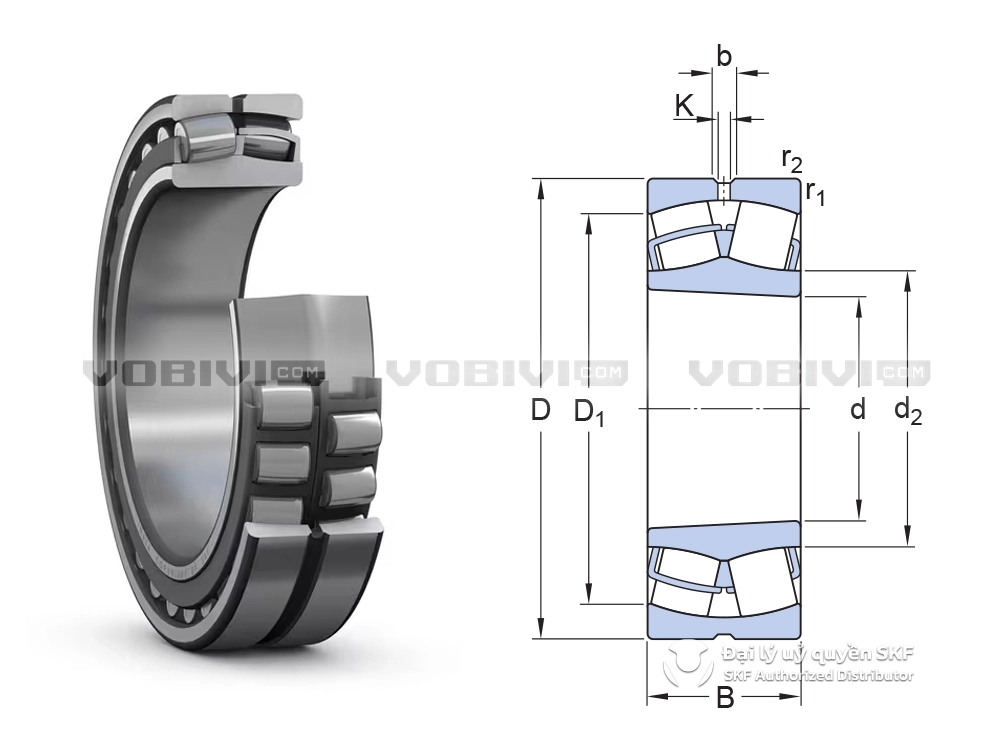 Vòng bi 23072 CCK/W33 chính hãng SKF