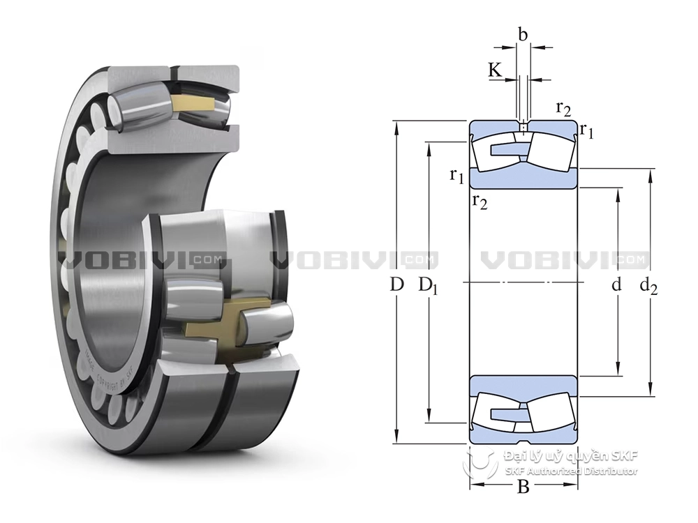 Vòng bi 24088 ECA/W33 chính hãng SKF