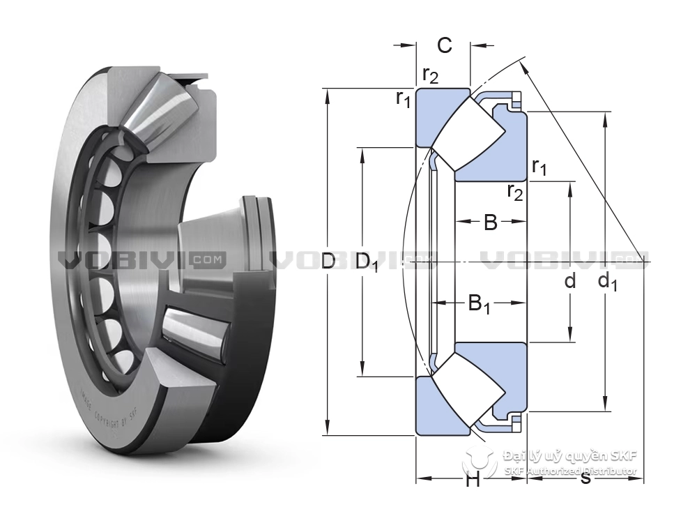 Vòng bi SKF 29318 E chính hãng