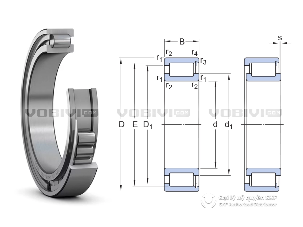 Vòng bi SKF NCF 2940 CV chính hãng