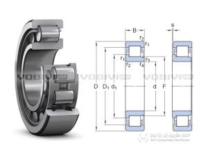 Vòng bi SKF NJ 318 ECJ chính hãng Vòng bi SKF NJ 318 ECJ