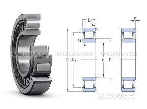 Vòng bi SKF NU 409
