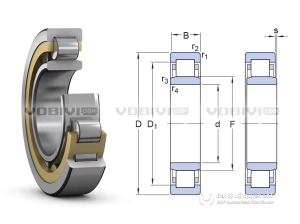 Vòng bi SKF NU 228 ECML/C3 chính hãng Vòng bi SKF NU 228 ECML/C3