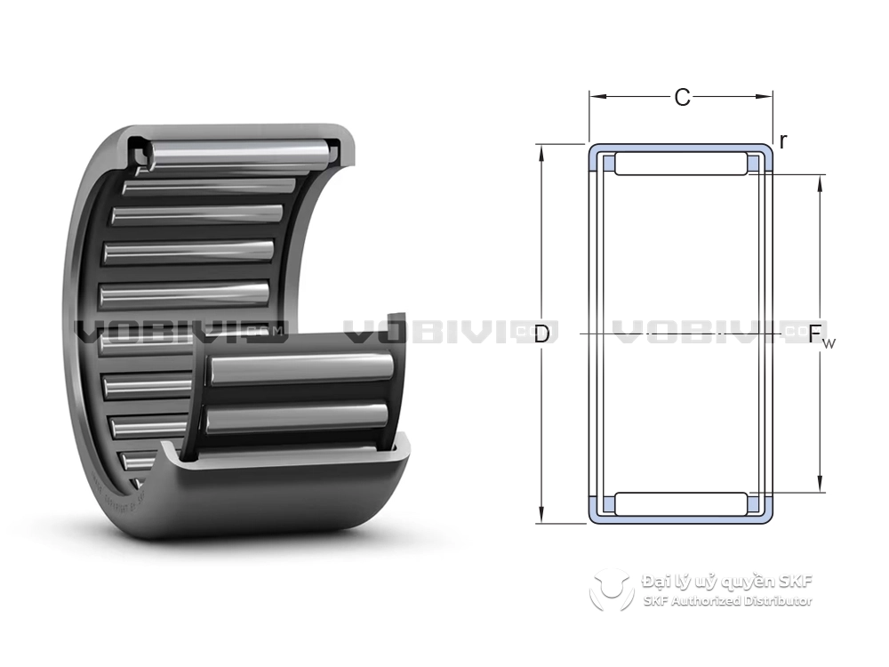 Vòng bi SKF HK 1010 E chính hãng
