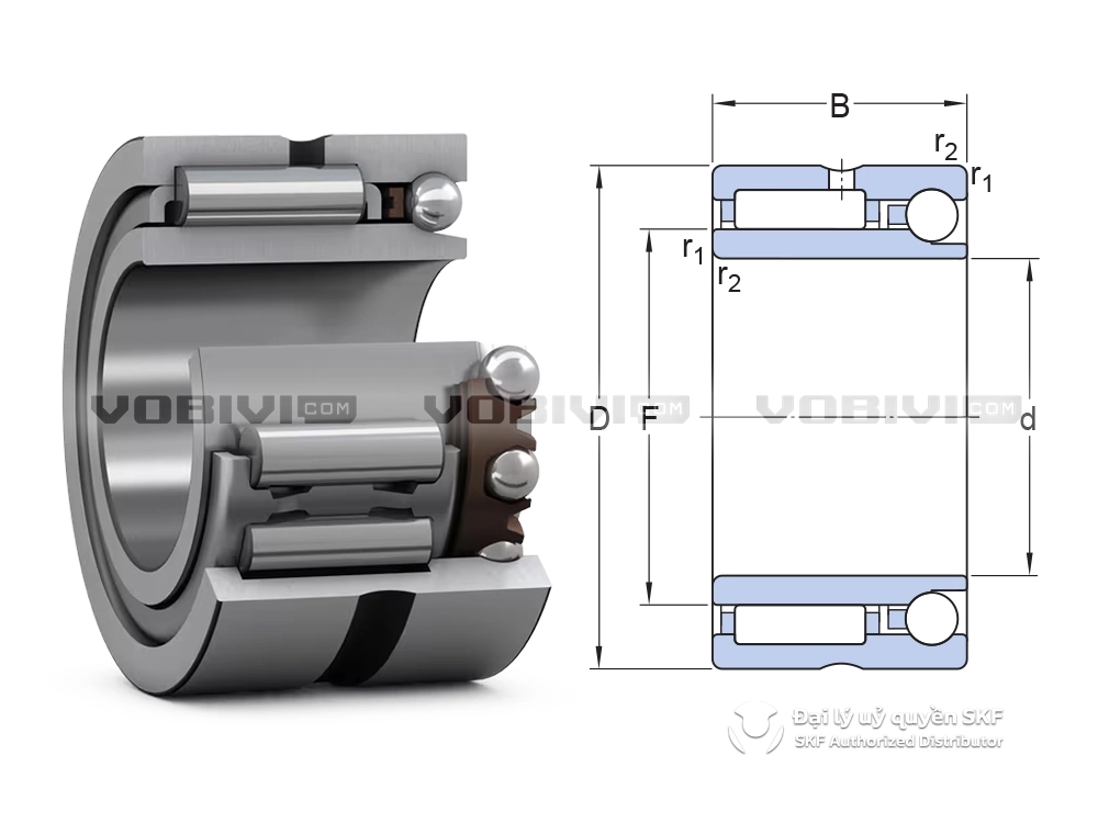 Vòng bi NKIA 5902 SKF