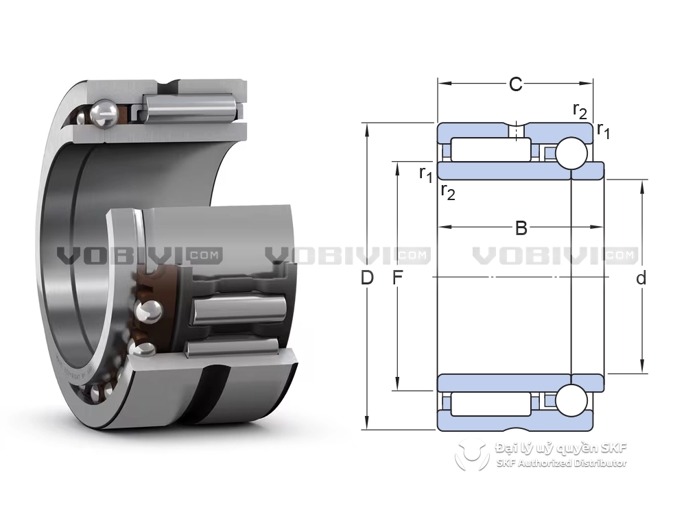 Vòng bi NKIB 5903 chính hãng SKF