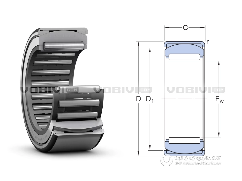 Vòng bi RPNA 35/52 chính hãng SKF