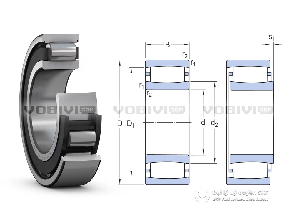 Vòng bi CARB SKF C 2206 TN9 chính hãng
