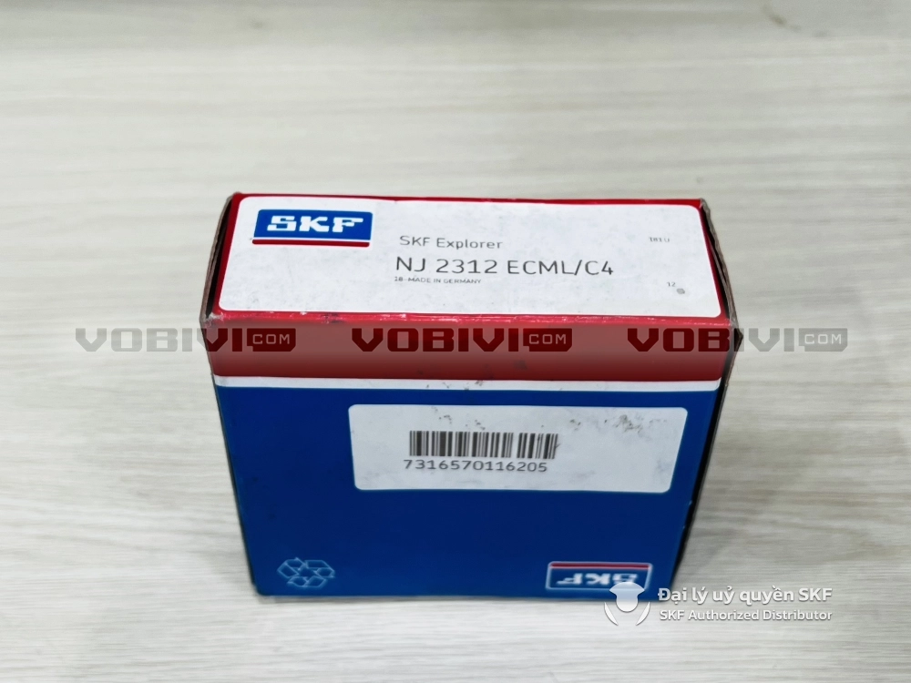 Vòng bi SKF NJ 2312 ECML/C4 chính hãng