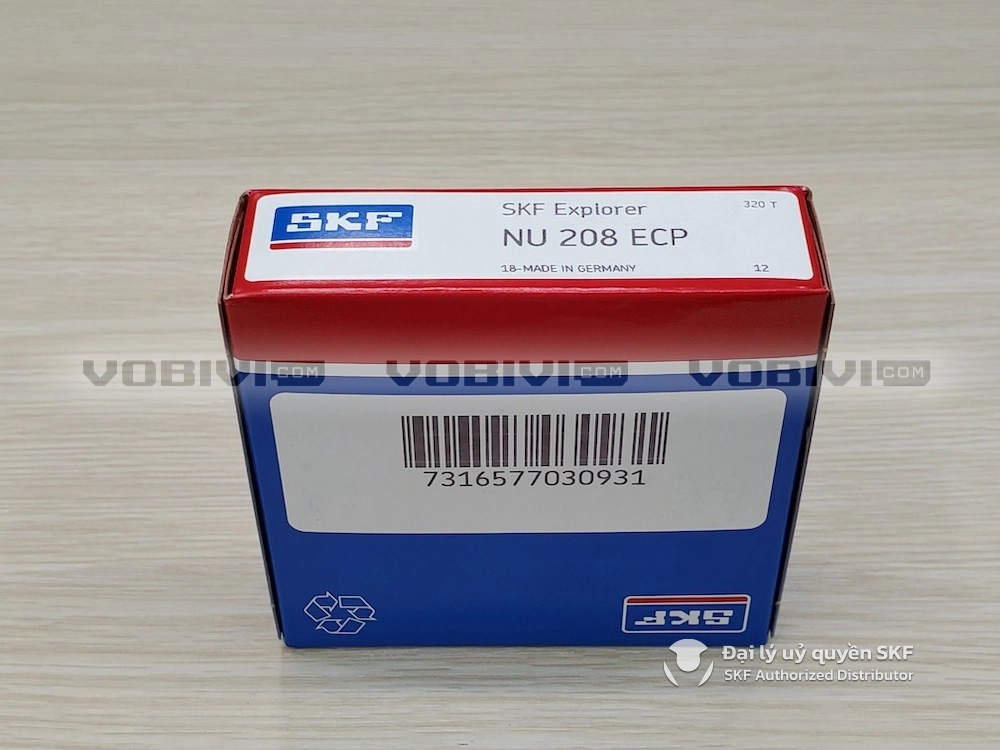 Vòng bi SKF NU 208 ECP chính hãng