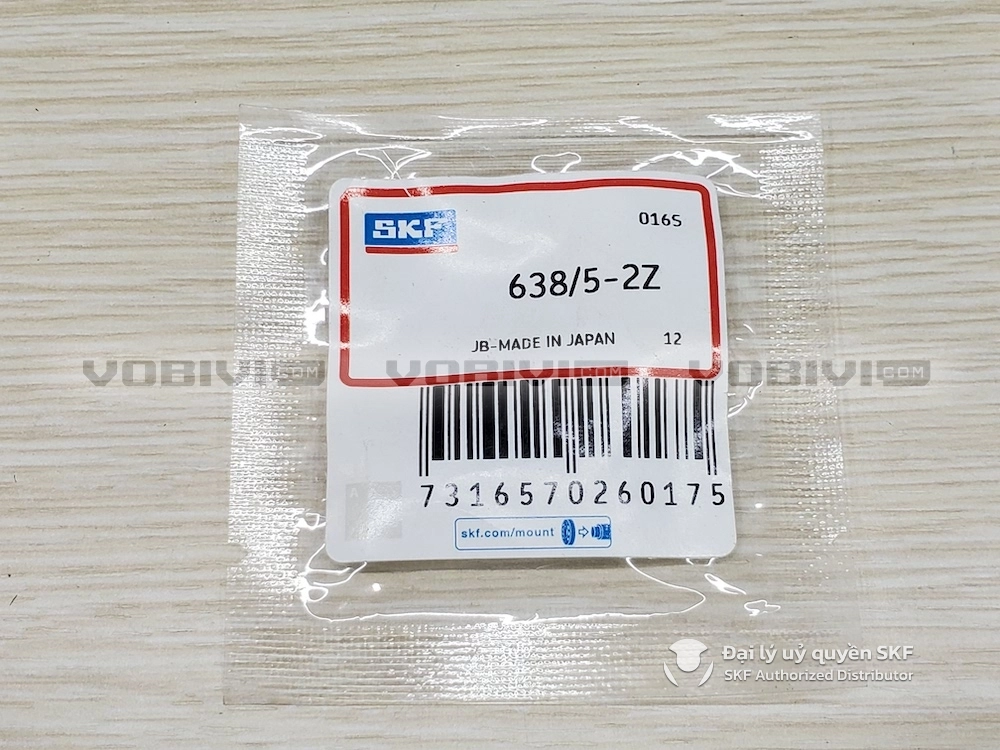 Vòng bi SKF 638/5-2Z chính hãng