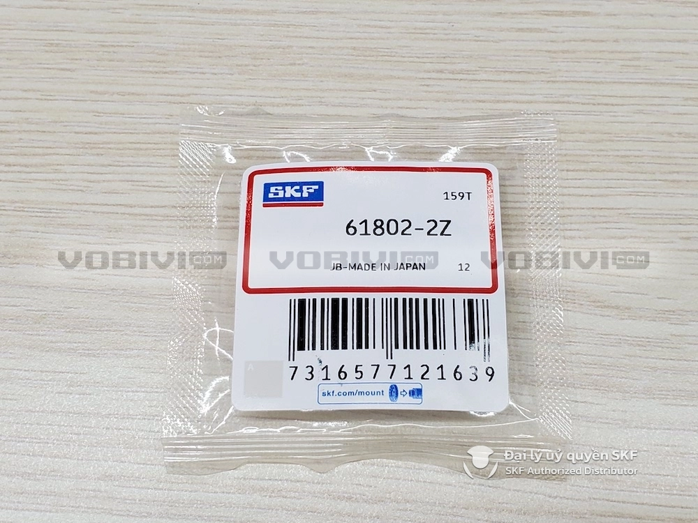 Vòng bi SKF 61802-2Z chính hãng
