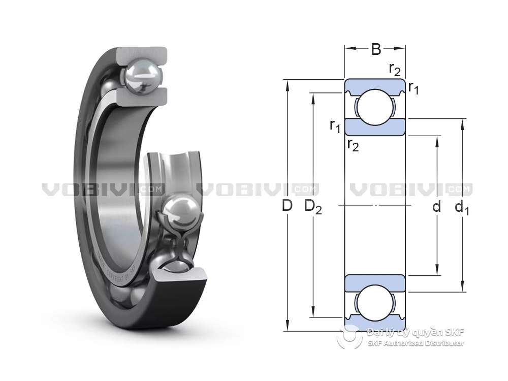 Vòng bi 6216/C3VL0241 chính hãng SKF