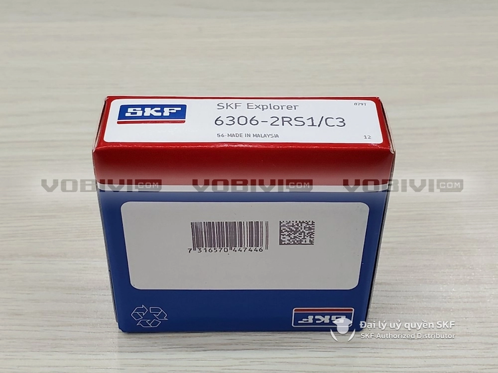 Vòng bi SKF 6306-2RS1/C3 chính hãng