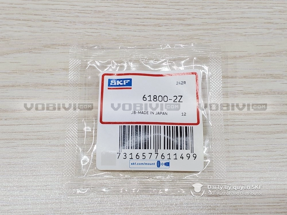 Vòng bi SKF 61800-2Z chính hãng