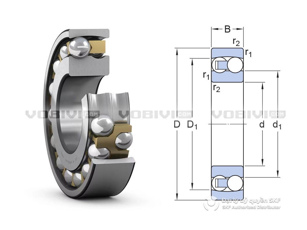 Vòng bi SKF 2316 M/C3