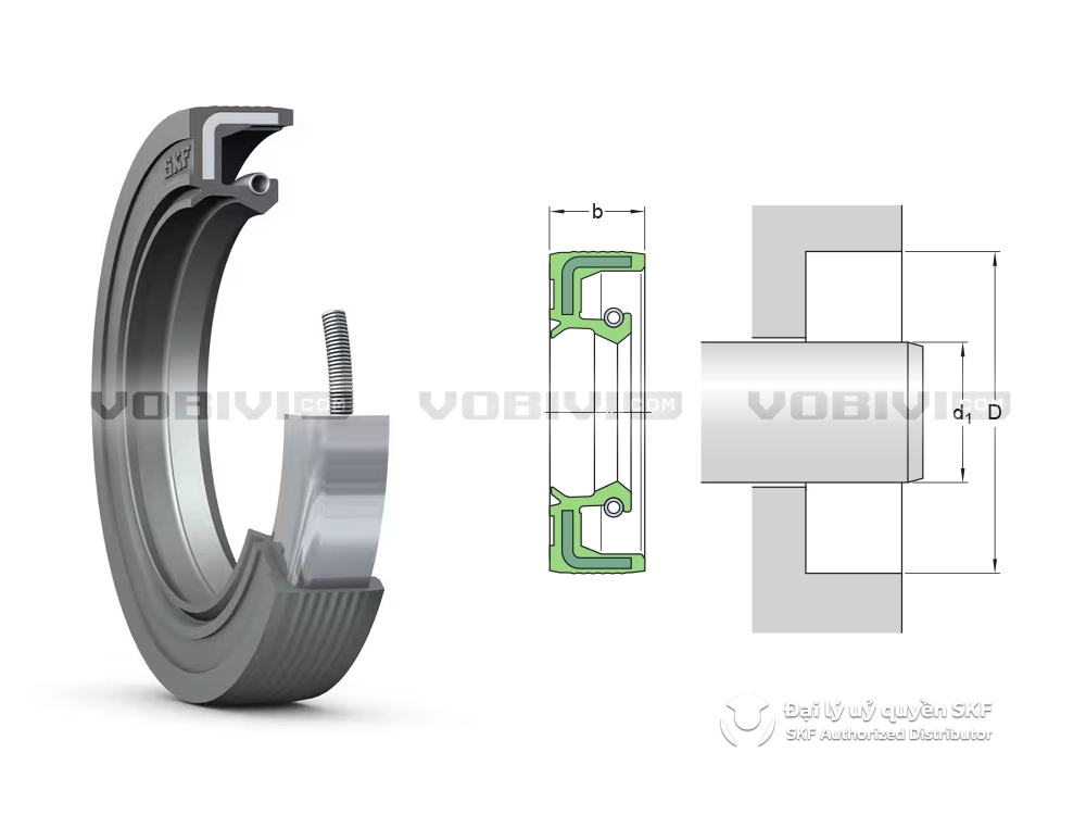 Phớt 45X55X7 HMSA10 RG - Phớt chặn dầu SKF chính hãng