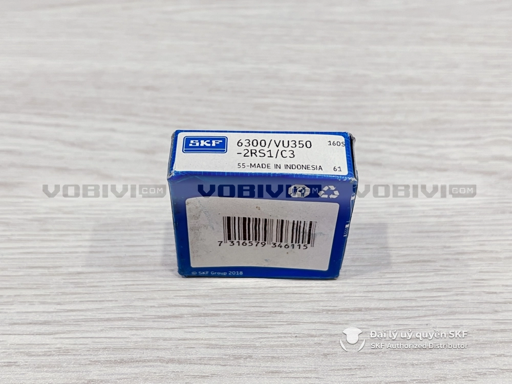 Vòng bi bạc đạn xe máy SKF 6300/VU350-2RS1/C3